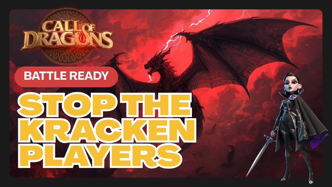 HOW TO STOP POWERFUL KRACKEN PLAYERS | Call of Dragons!