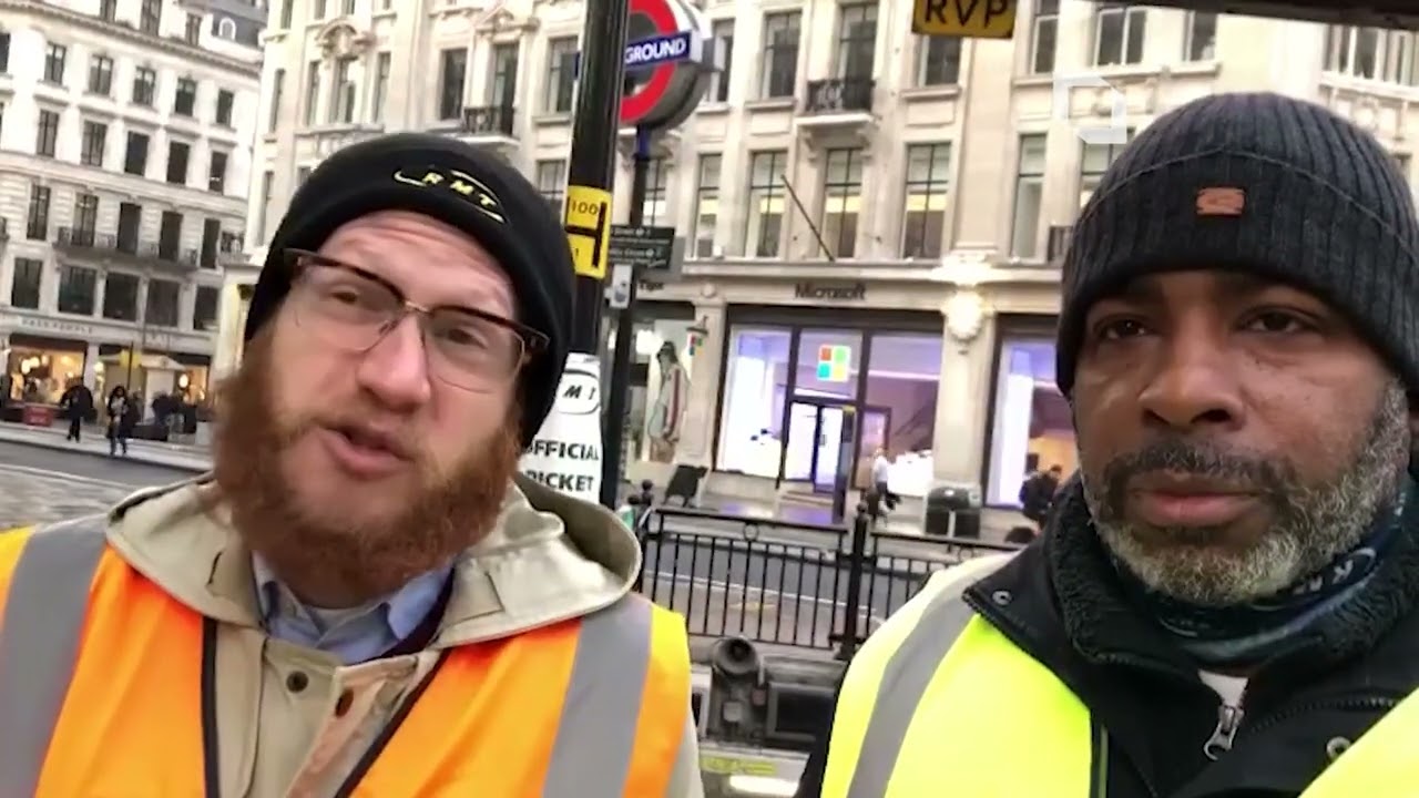 RMT members on the second day of tube strikes | London Live