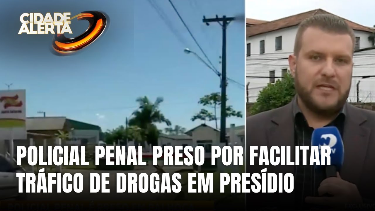 Policial penal &eacute; preso por facilitar entrada de drogas em unidade prisional de SC