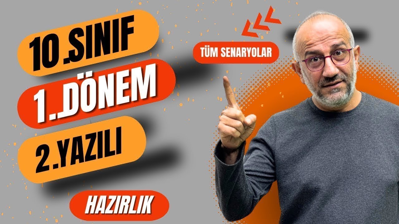 10.Sınıf Matematik 1.Dönem 2.Yazılı Hazırlık #yazılıvideolar 