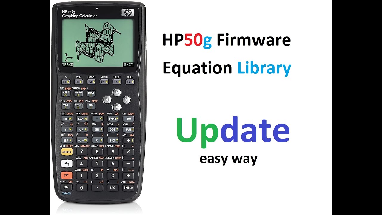 HP50g UpDate : Firmwar /Equation Library