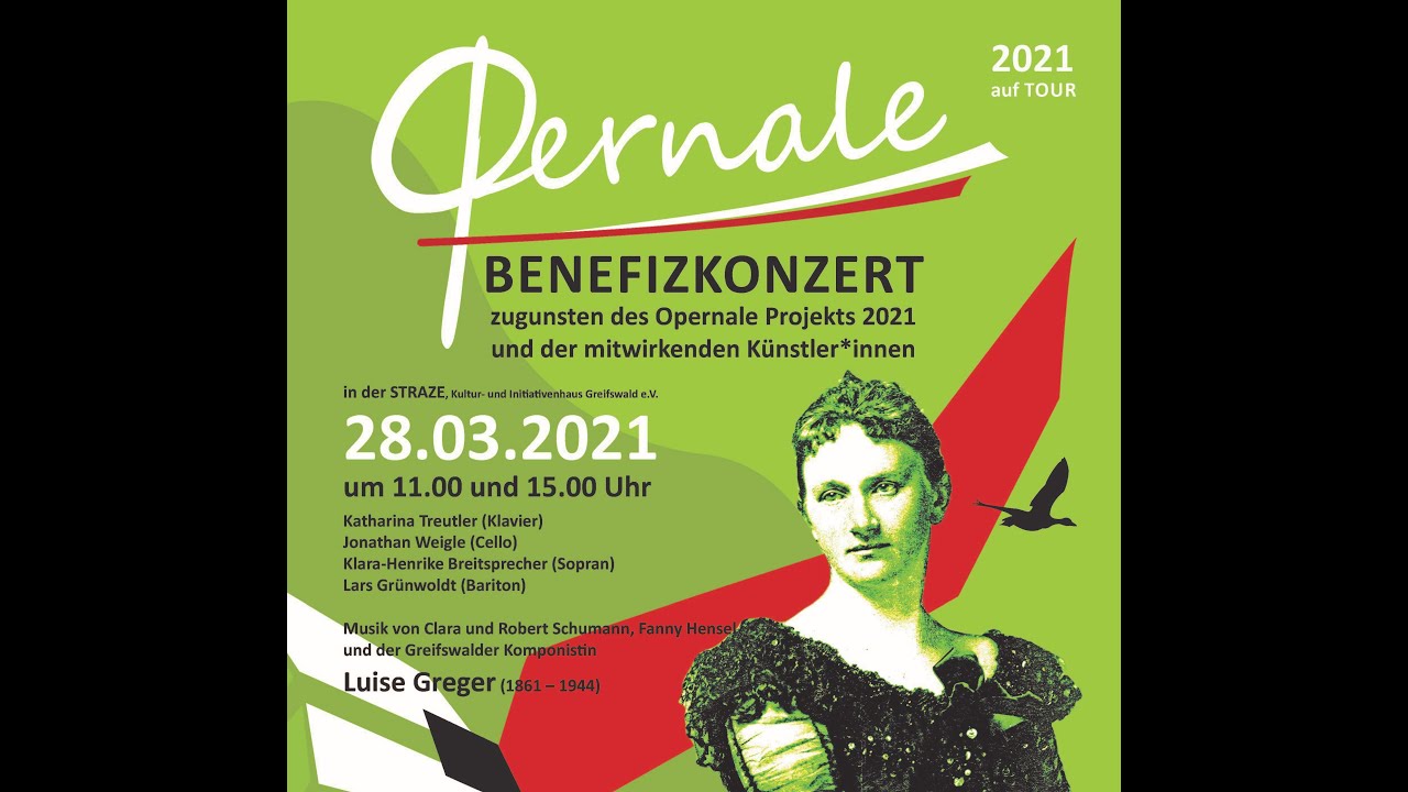 Luise Greger Benefizkonzert zugunsten der OPERNALE 21