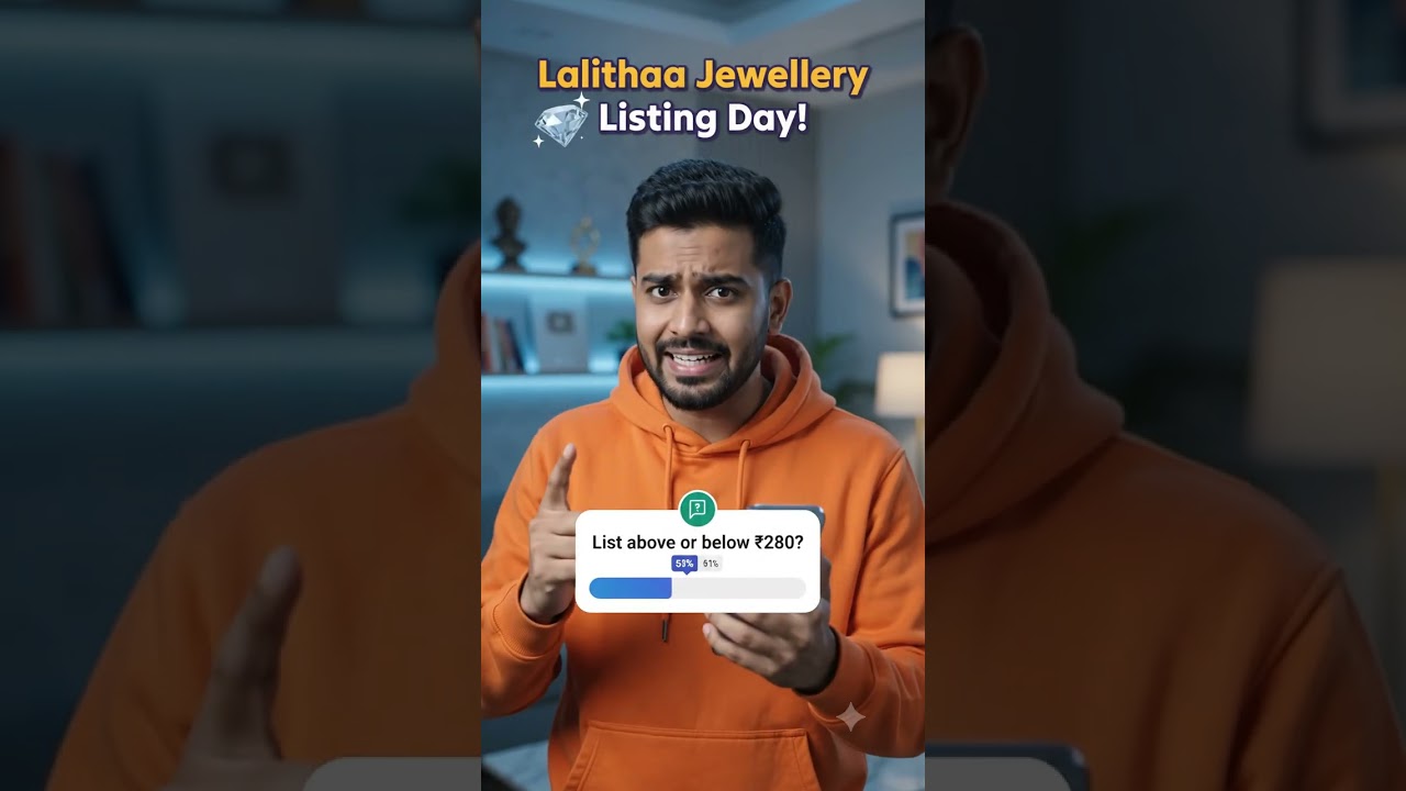 Lalithaa Jewellery IPO listing today strategy #lalithaajewellery #listing #profit #ipo #gmp #stocks