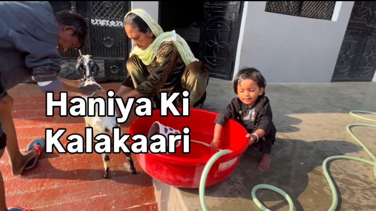 Haniya Apne kaam Ko Anjaam Dete Hue😄 || हानिया अपने काम को अंजाम देते हुए || Fahad Vlogs 