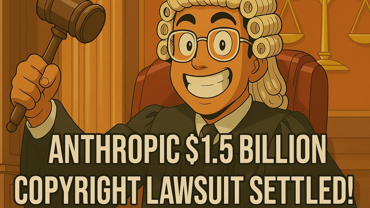 $1.5 BILLION AI Lawsuit Settlement - What Anthropic's Loss Means for ChatGPT & Google