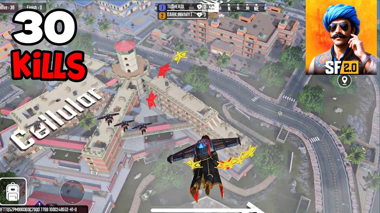 30 Kills In Andaman Map Scarfall 2.0 👿 | Rush Gameplay | DARK NikhilYT
