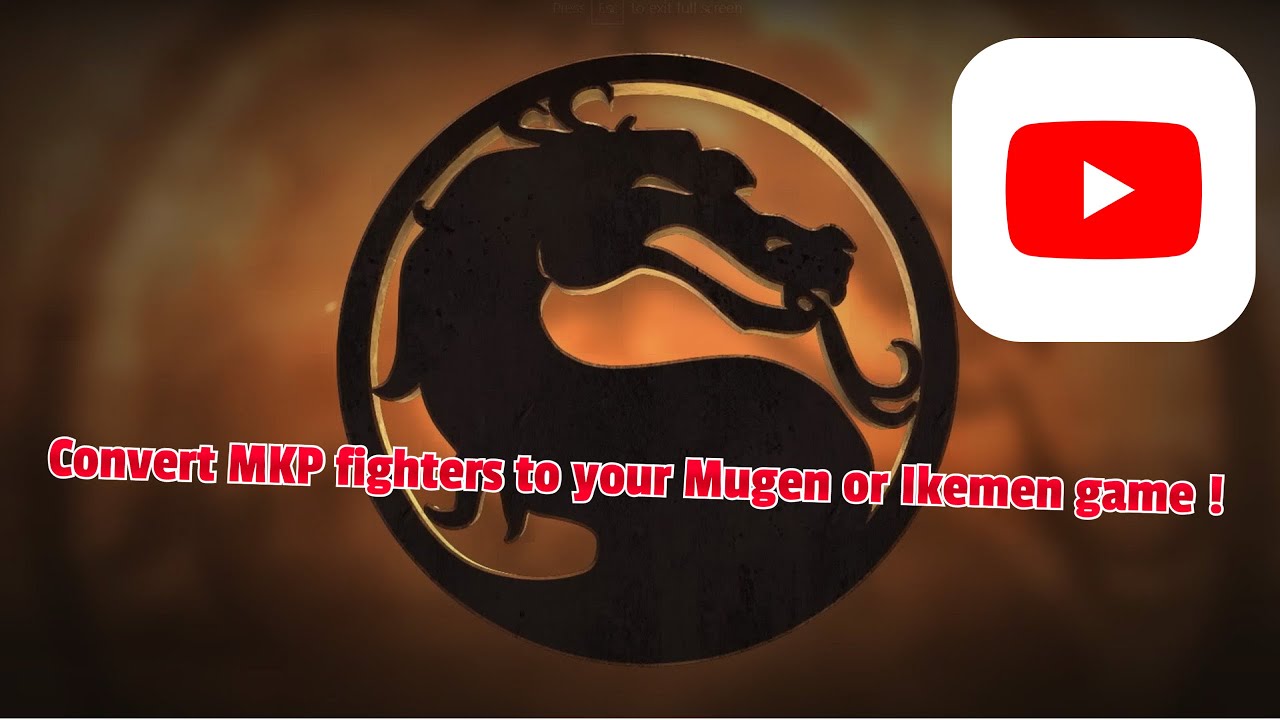 How to convert MKP fighters to your Mugen/Ikemen !! #mugen #mkproject