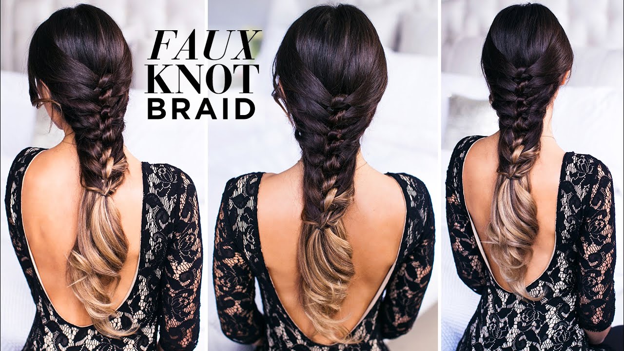 Faux Knot Braid Tutorial