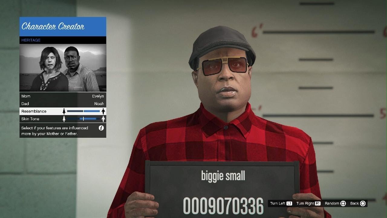 How to make Biggie Smalls in gta 5 online