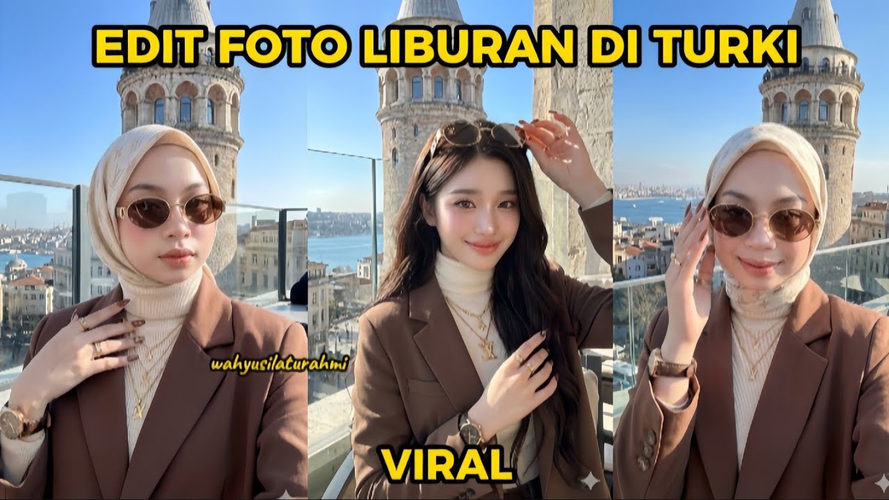 Cara Edit Foto Liburan di Turki Gemini AI || Edit Foto Liburan di Turki Gemini 