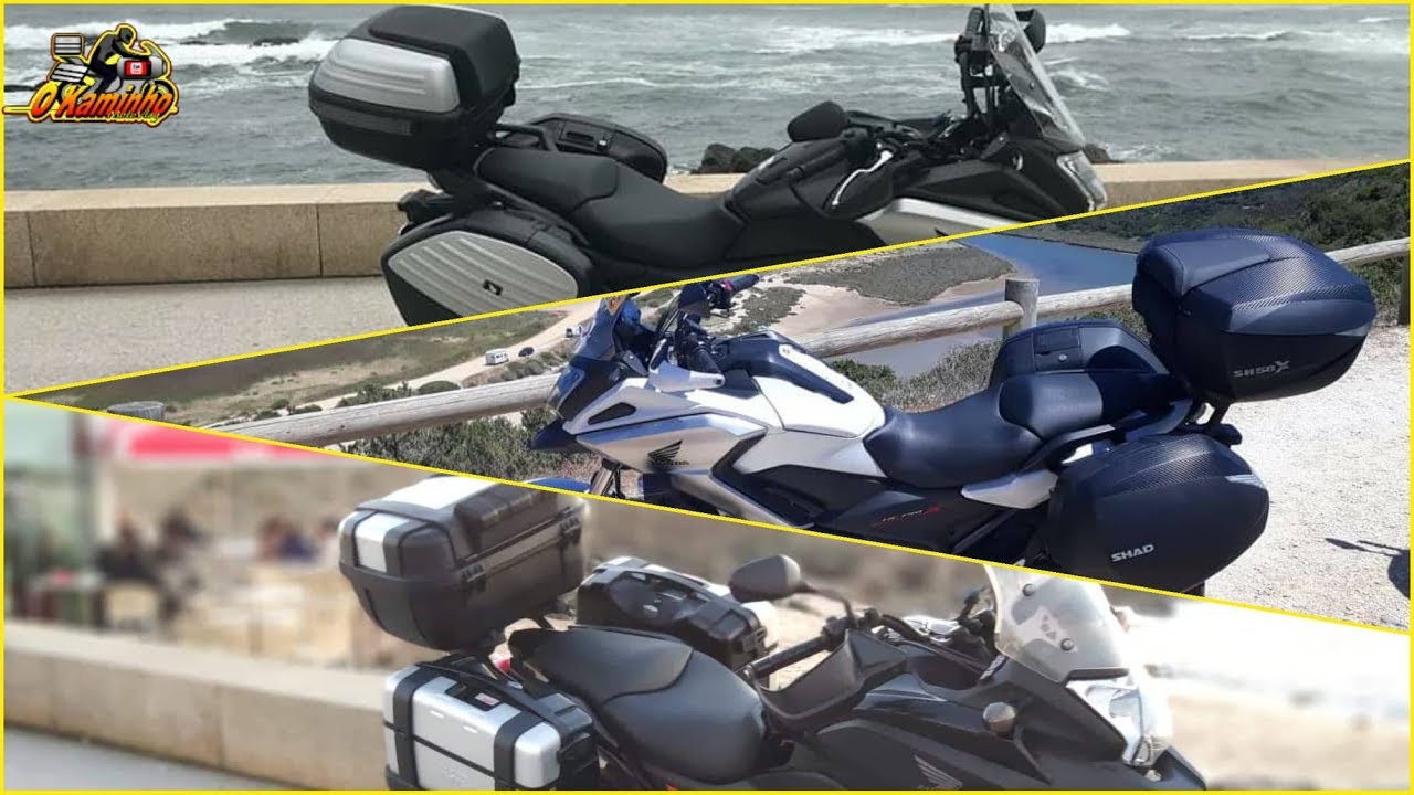 NC 750 X Review das malas originais HONDA, SH58X da SHAD e Trekker da GIVI