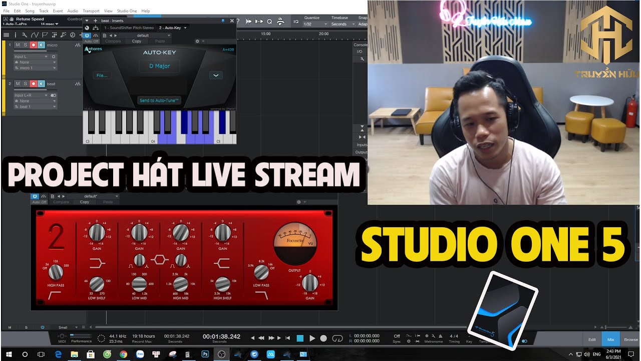 Project Hát Live Stream STUDIO ONE 5 MỚI NHẤT - SÁNG TIẾNG - NGỌT GIỌNG - VERB GẦN XA - HÁT NHẸ