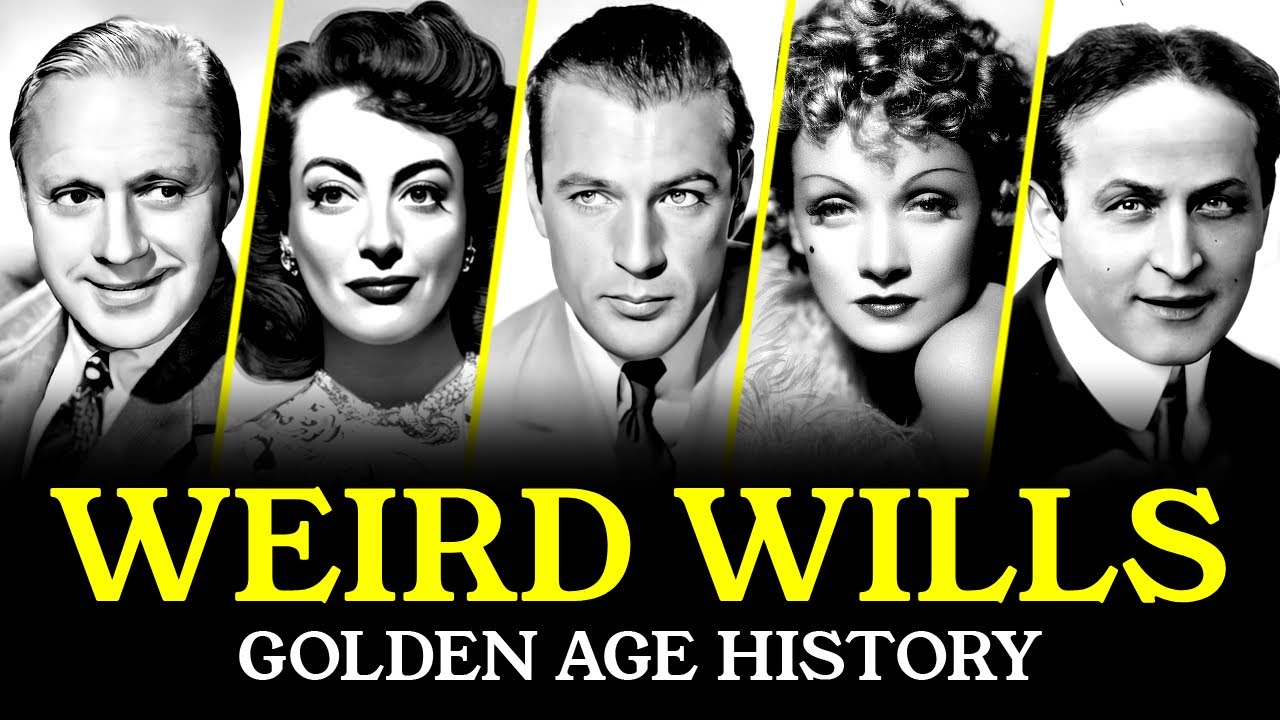 WEIRDEST Details Found in Celebrity Wills After Death (Golden Era Stars)