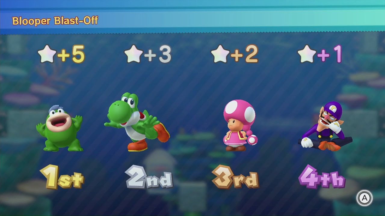 Mario Party 10 - Mario Party - #8: Mushroom Park - Spike, Toadette, Yoshi, Waluigi