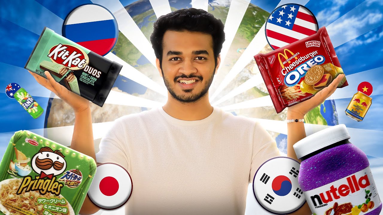 I tasted Same Food Item from Different Countries! *Shocking Taste*