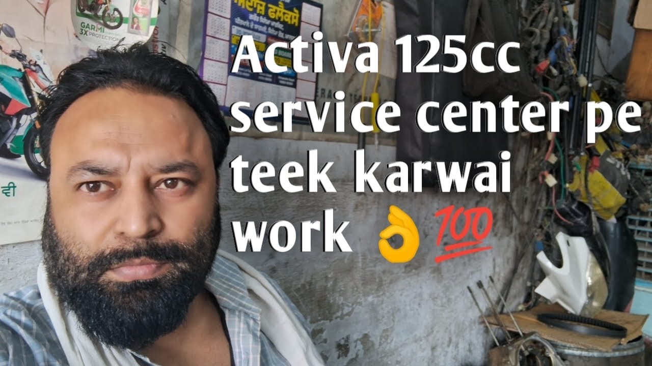 Activa 125cc full service see you Full video vlog 😀👍 #activa125 #bikelover 