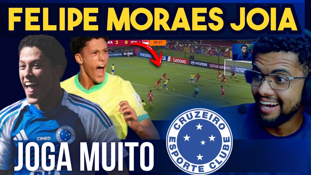 Felipe Moraes mostra lances de CRAQUE e deixa a torcida do CRUZEIRO ANIMADA! 🔵🦊