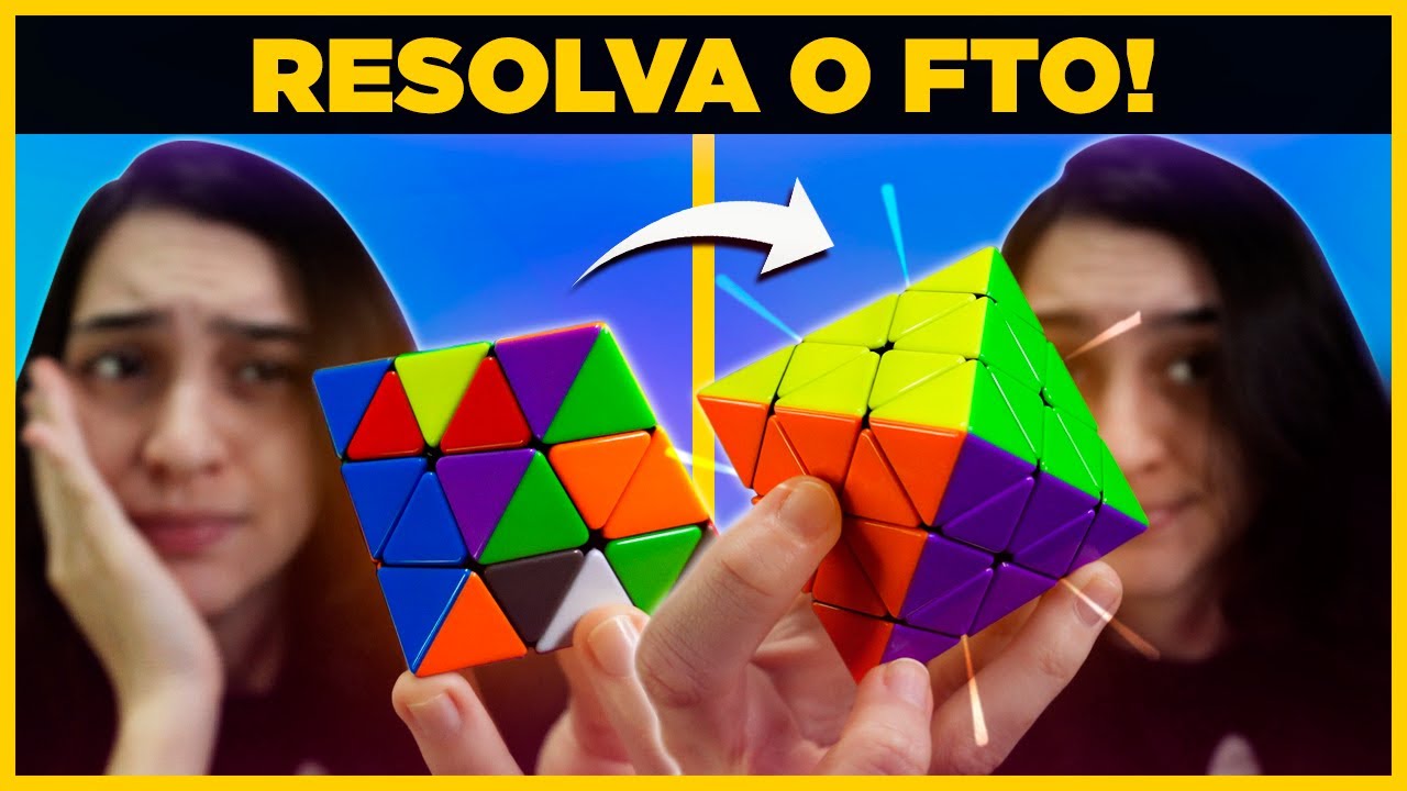 COMO RESOLVER O FTO | TUTORIAL DO MÉTODO MAIS BÁSICO E FÁCIL DE TODOS!