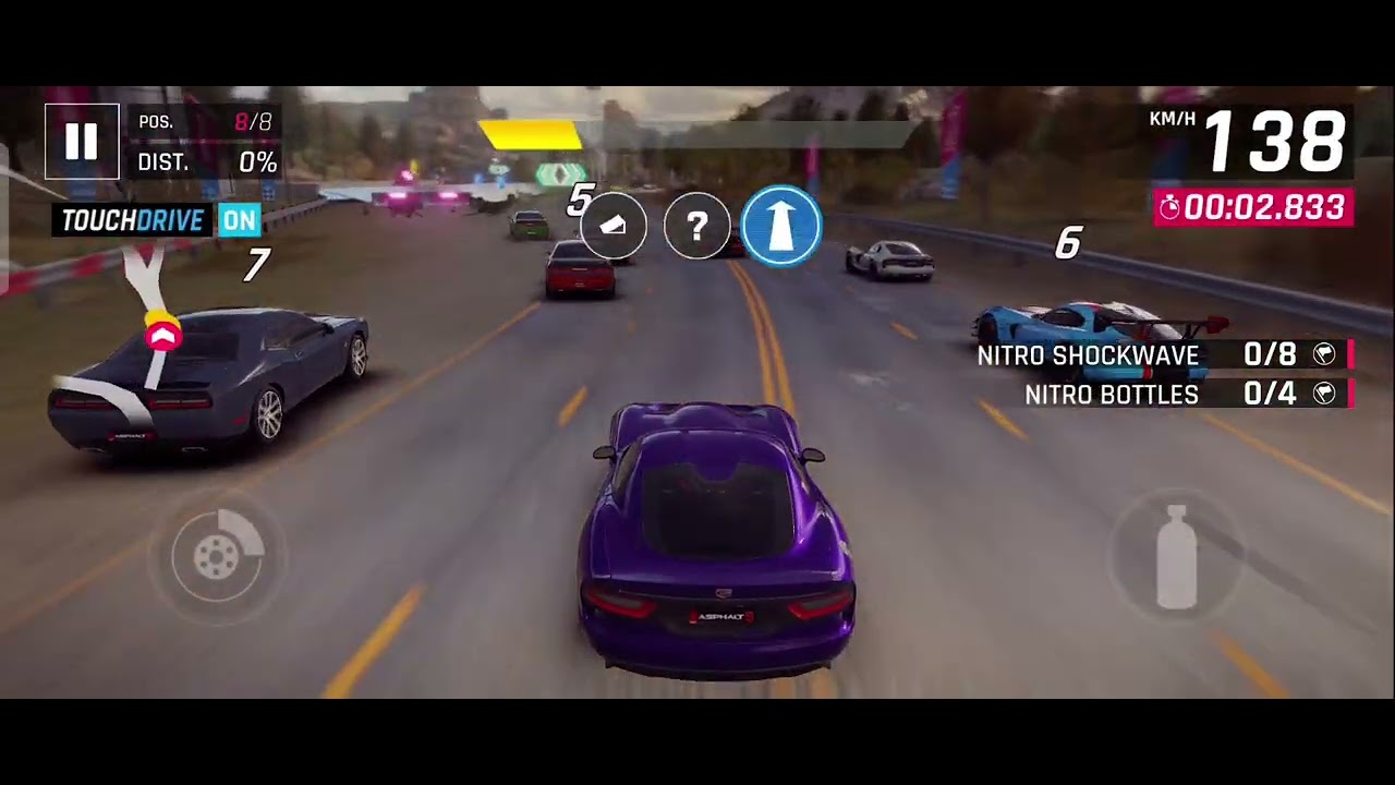 Gameplay Asphalt Legends, Dodge Part 2 #asphaltlegend #asphalt9 