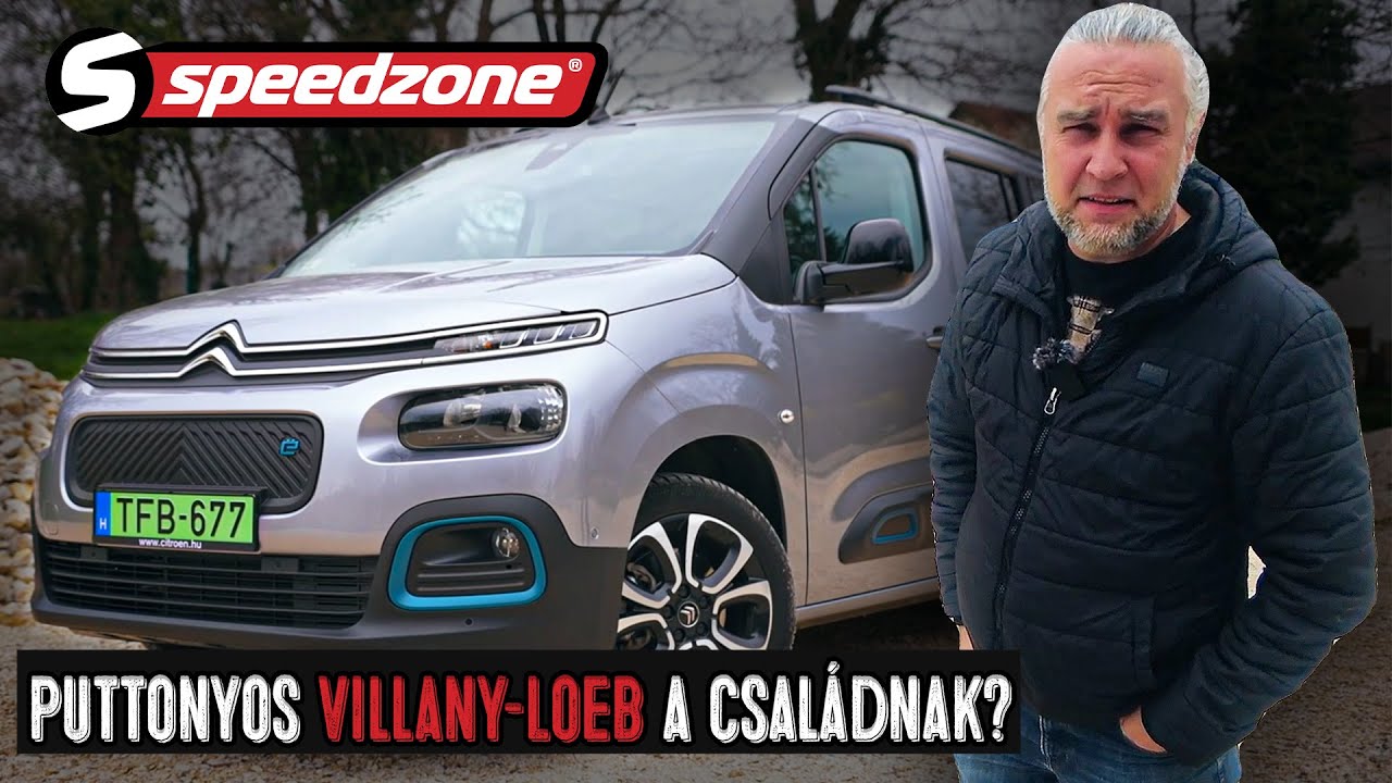 Citroën e-Berlingo: Puttonyos villany-Loeb a családnak? - Speedzone teszt
