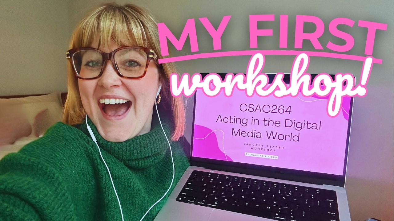 A Big Career Moment: Teaching My First Workshop (WFH Vlog)