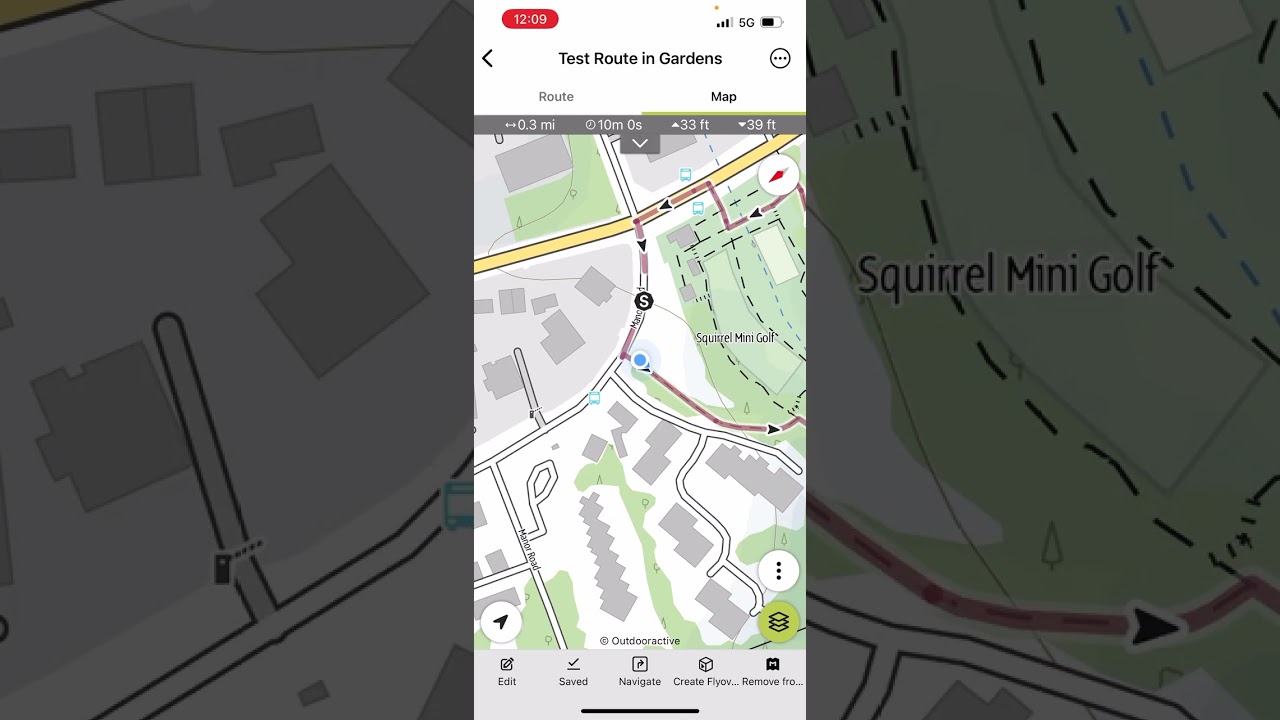 How to Follow a Route in OutdoorActive