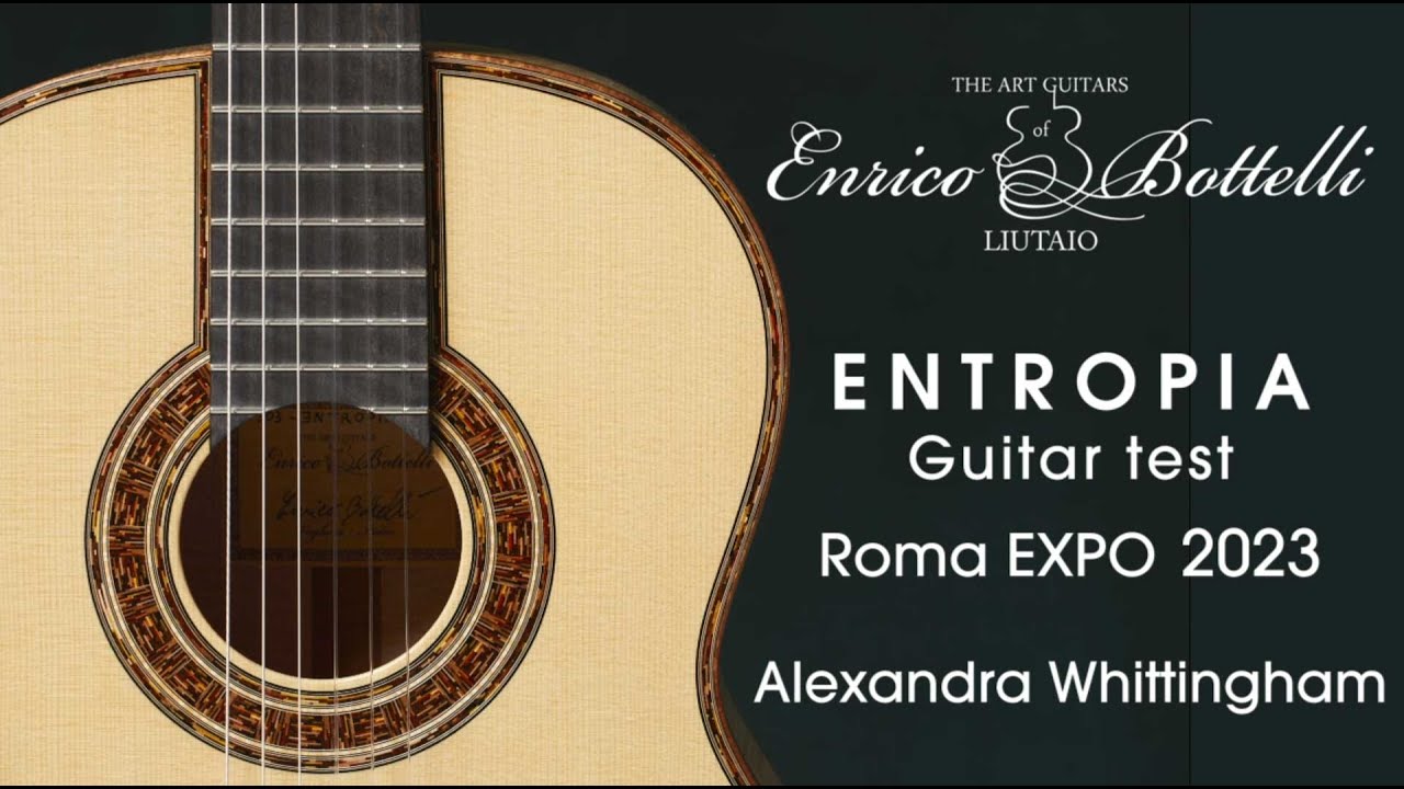 Entropia guitar test: Art guitar by Enrico Bottelli