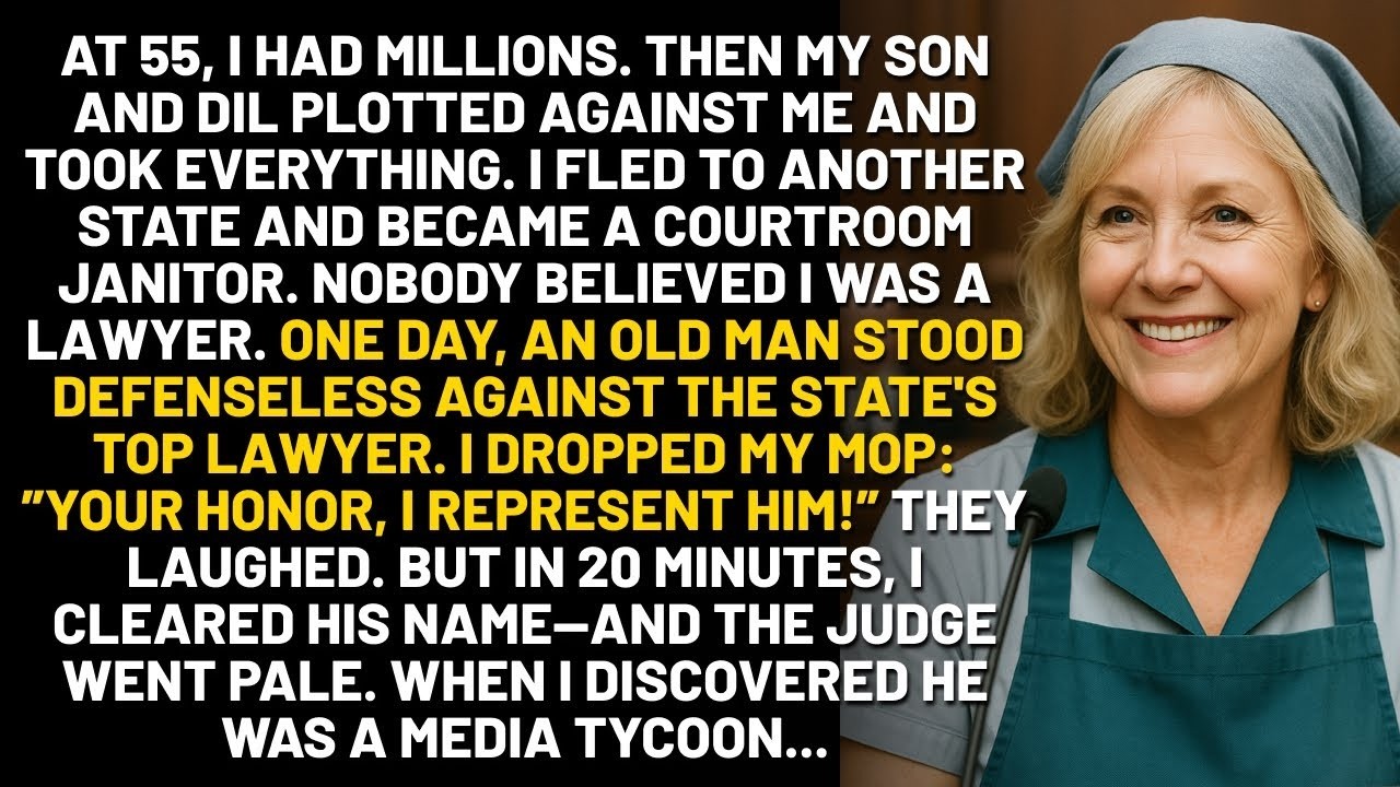 The Court LAUGHED When A JANITOR Represented The Old Man But They GASPED When She Revealed That