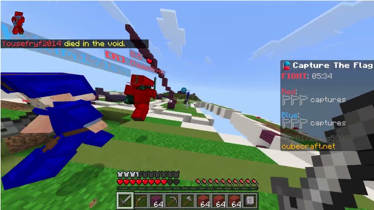 Minecraft Bedrock capture the flag