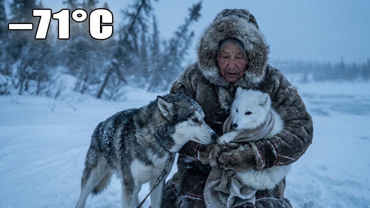 Frozen Solid in the Snow Arctic Fox Rescue in the Coldest Village on Earth