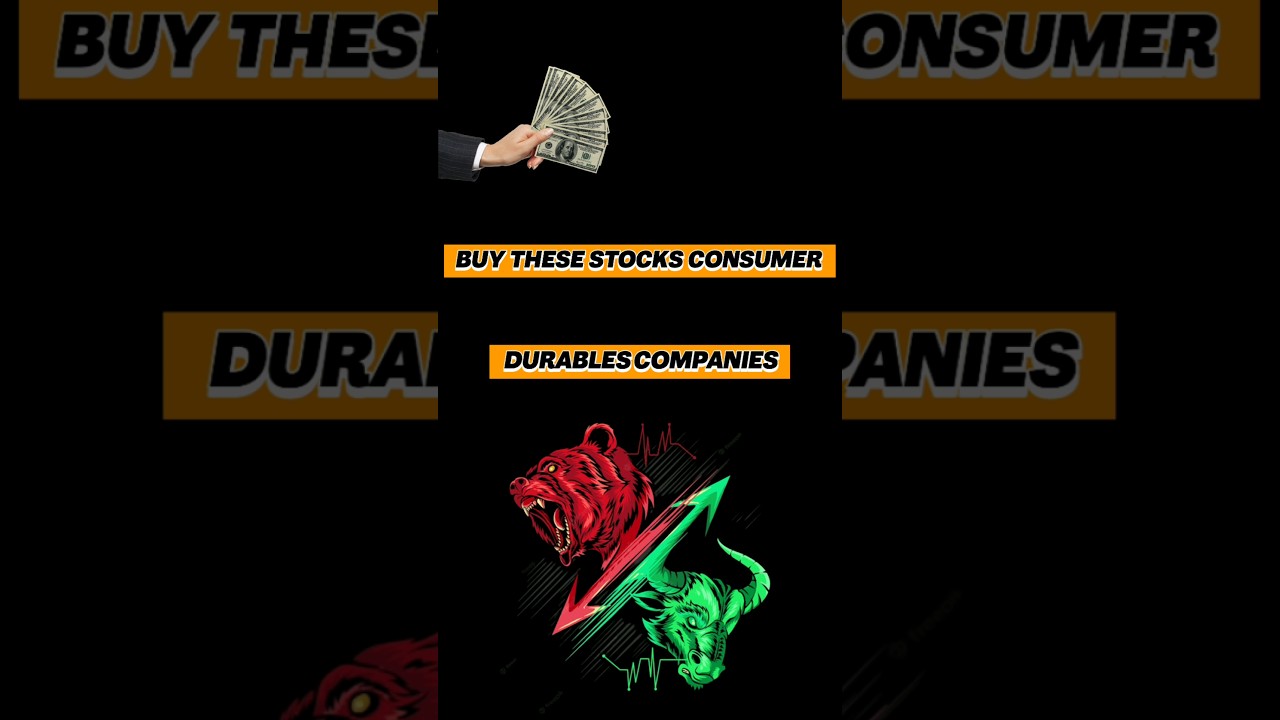 Buy these stocks consumer durables companies #shorts