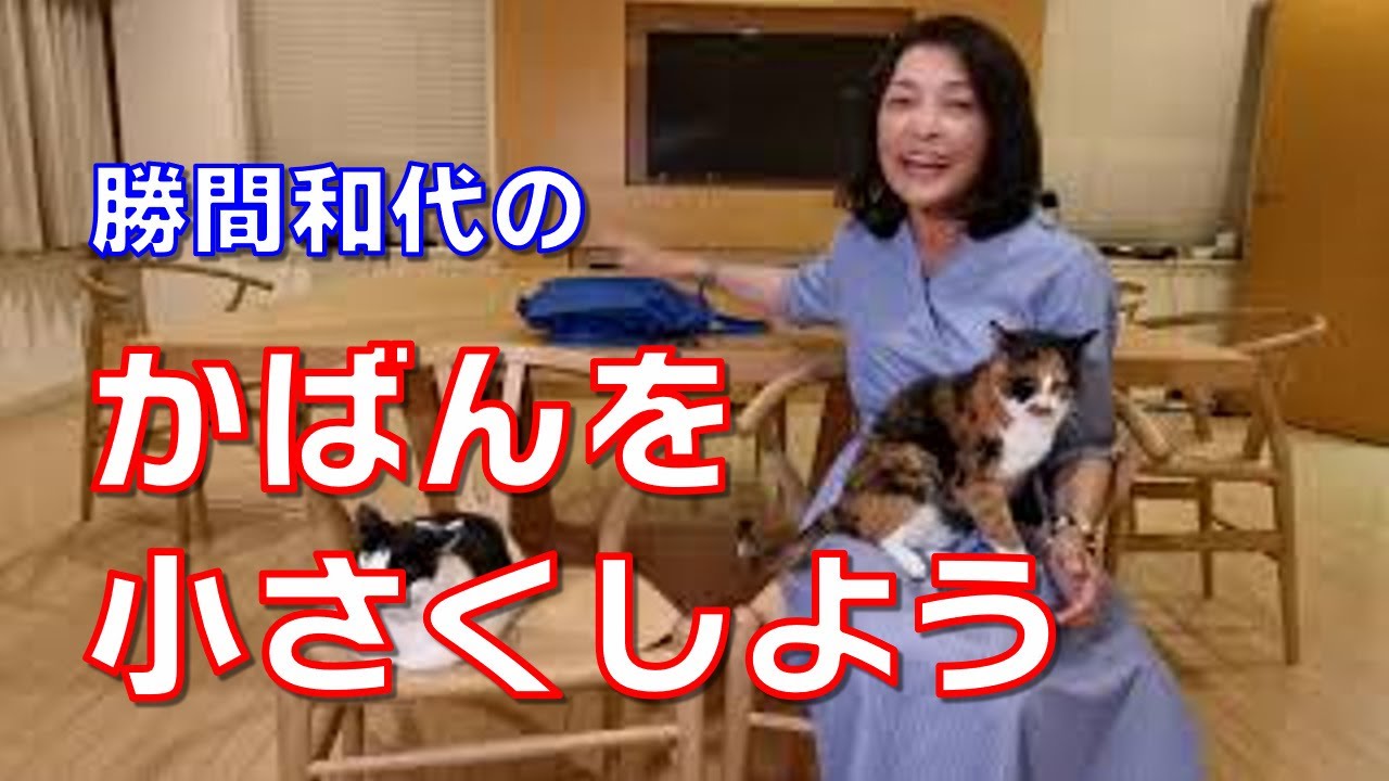 勝間和代の、かばんの中を最小限にして心身ともに身軽になろう