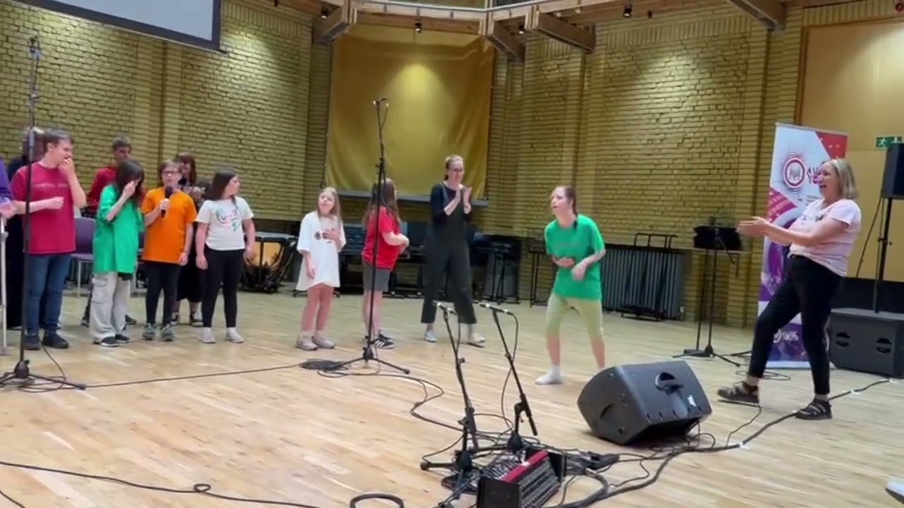 Rubik's Cube perform at the Music for Youth National Festival 2024