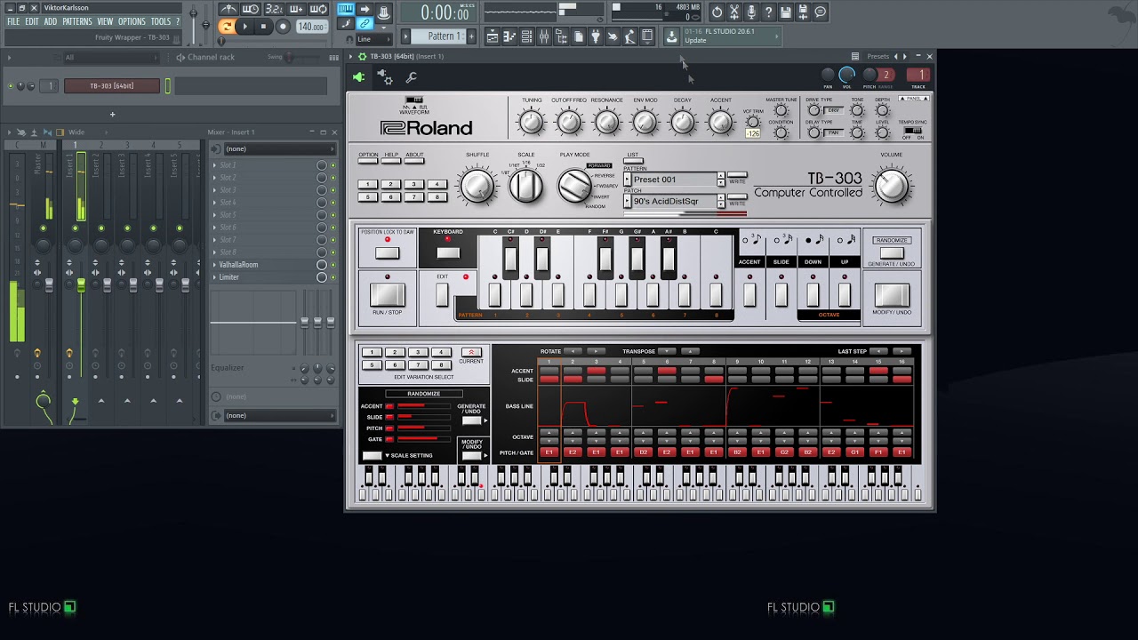 Roland Cloud TB-303 | Sound Demo