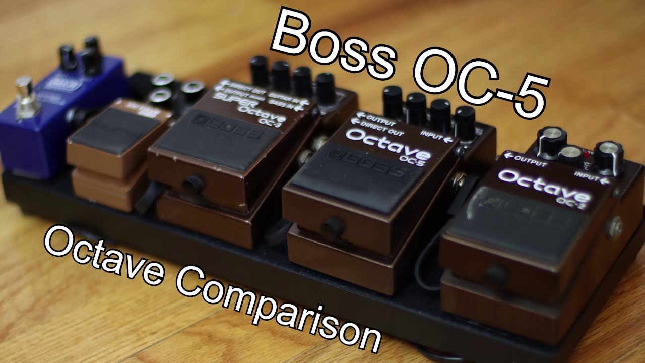 Boss OC-5 vs OC-2, OC-3, Valeton OC-10, & MXR!  Bass Octave Pedal Comparison & Test | No Talking