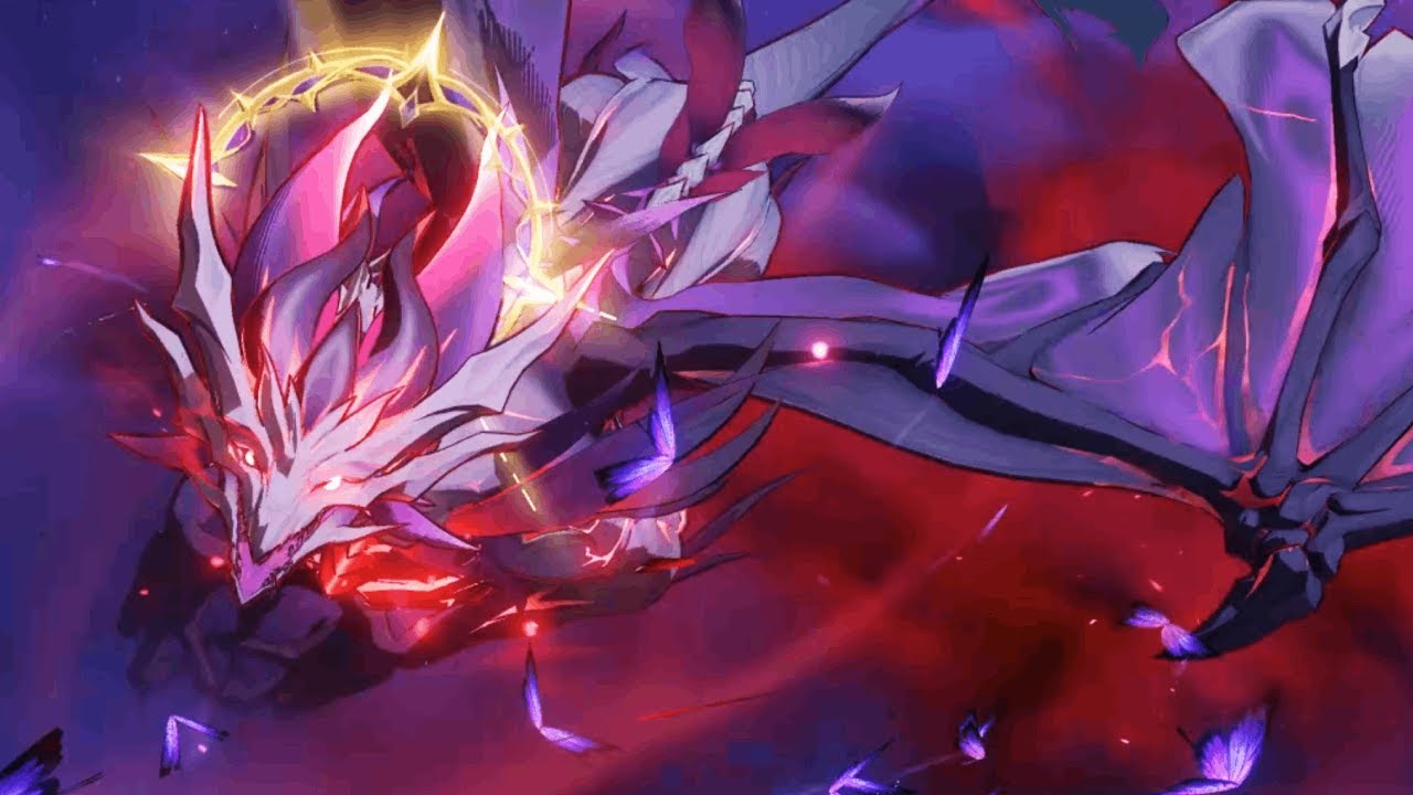 Castorice Dragon Alternate Animation when she's CC'd - Honkai Star Rail