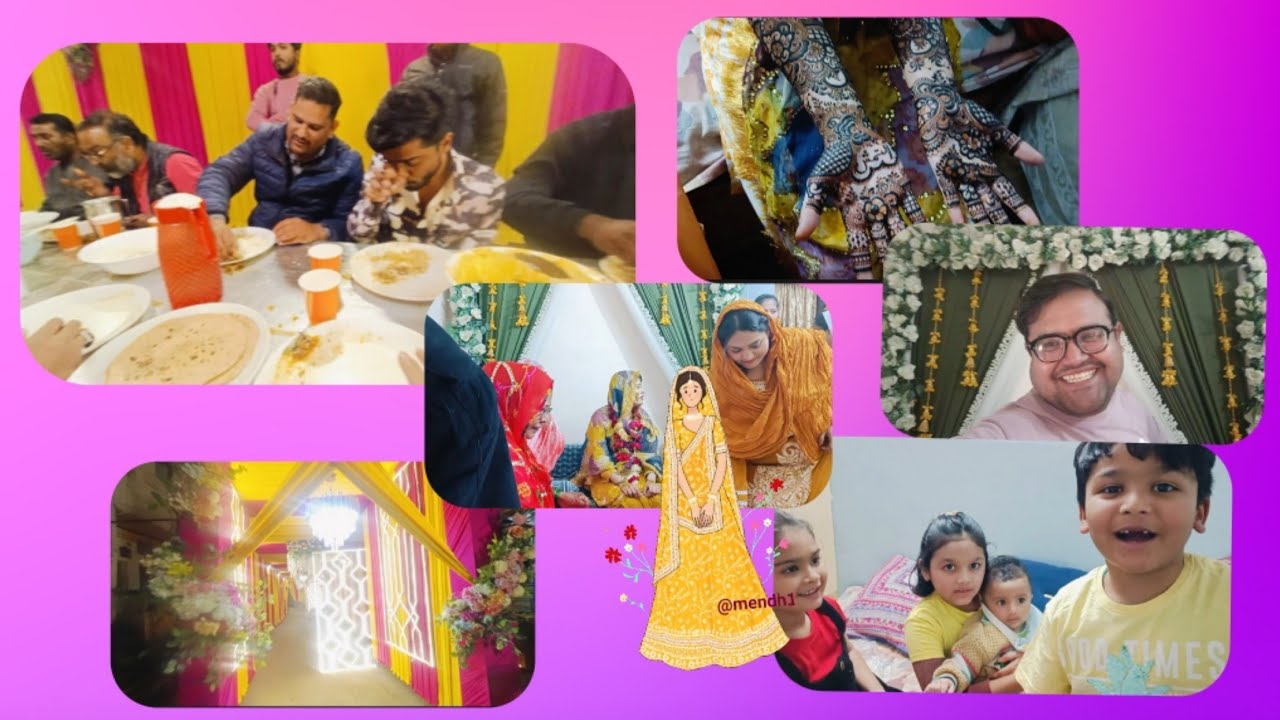 My cousin sister wedding | (Saniya ki shadi) | haldi function ❤️
