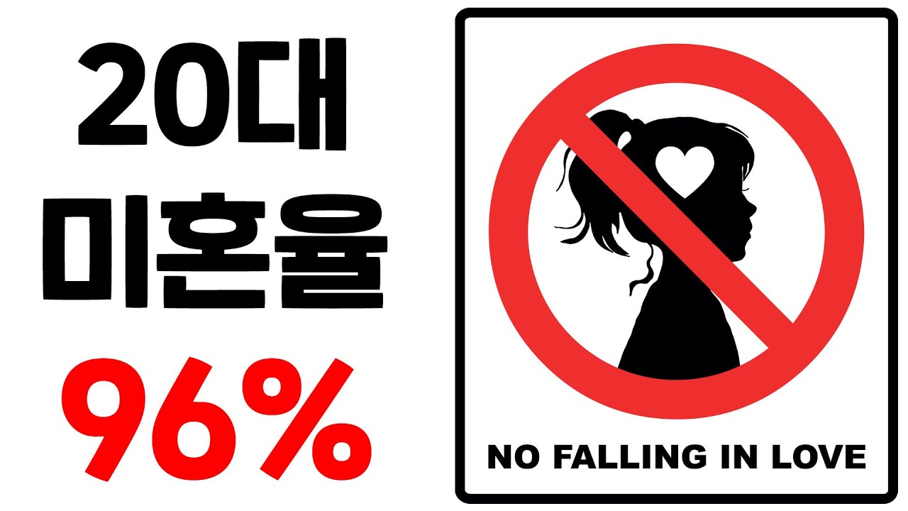 20대 결혼은 없는 나라