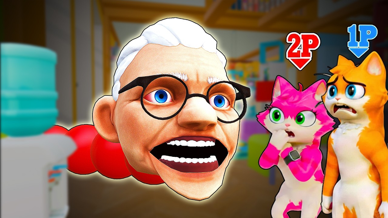 I Am Cat MULTIPLAYER ¿La ABUELITA se convierte en GUSANO HAMBRIENTO?