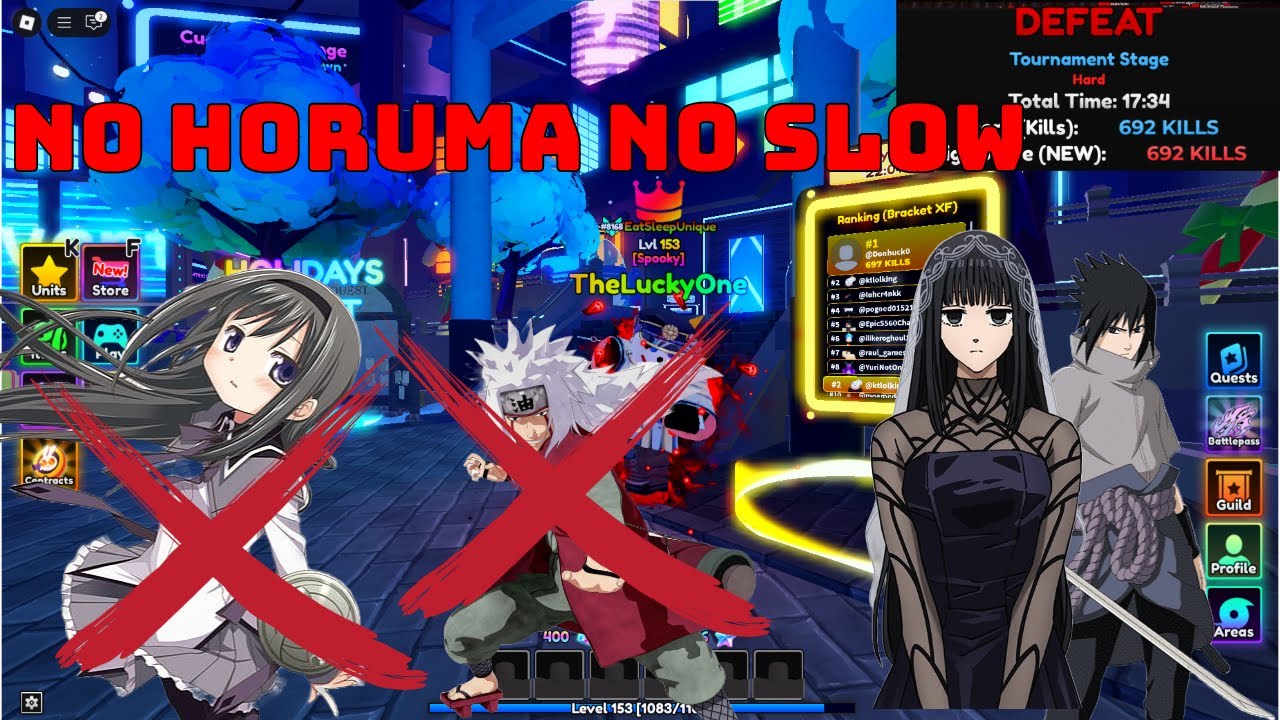 Anime Adventures Tournament 110 NO HOMURA NO SLOW