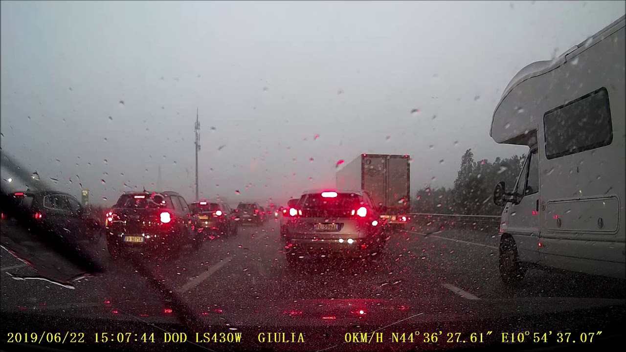 Modena 22.06.2019 r. Gradobicie część 1
