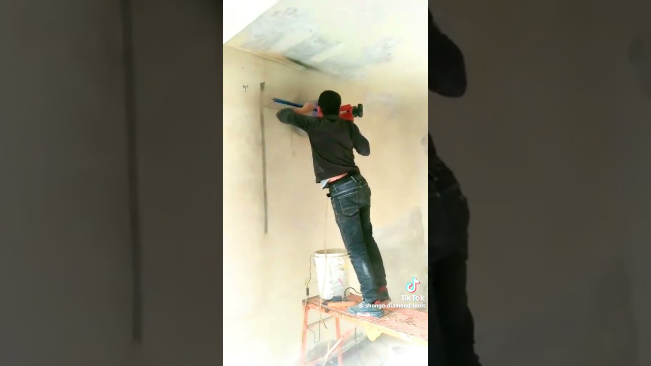 200mm core Hole through Brick wall LIKE BUTTER, 