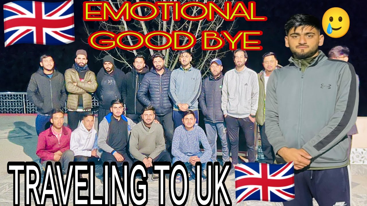 (Junaid shahid)TRAVELING TO UK EMOTIONAL GOOD BYE 🙋‍♂️