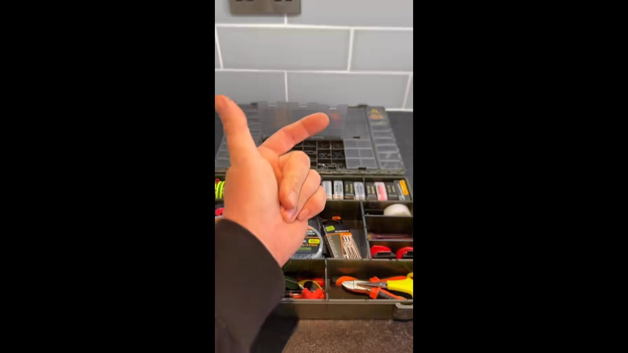 You won't believe how much tackle fits in this box! 😍 The Edges Large Tackle Box 👌 #CarpFishing