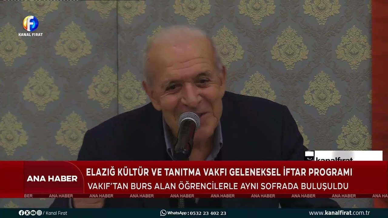 Ana Haber Elazığ Kültür ve Tanıtma Vakfı Geleneksel İftar Programı 02 03 2026