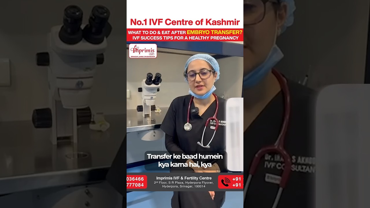 Do and Don't after Embryo Transfer | IVF Diet Chart | Imprimis IVF | Best IVF Centre in Kashmir