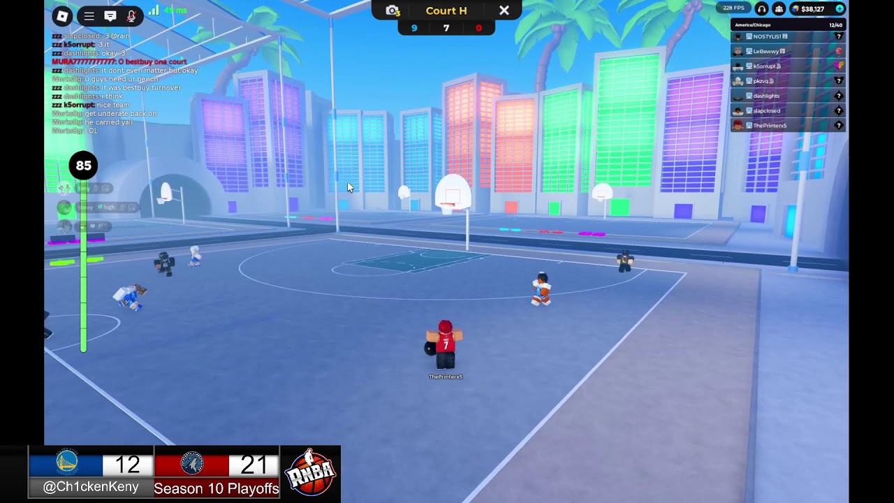 RNBA Season 10 Playoffs | GSW vs. MIN | MIN Leads 1-0 | Hoopz