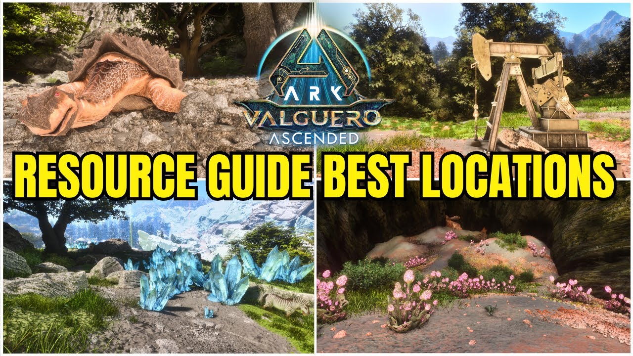 Valguero Ultimate Resource Guide & Locations: Ark Survival Ascended