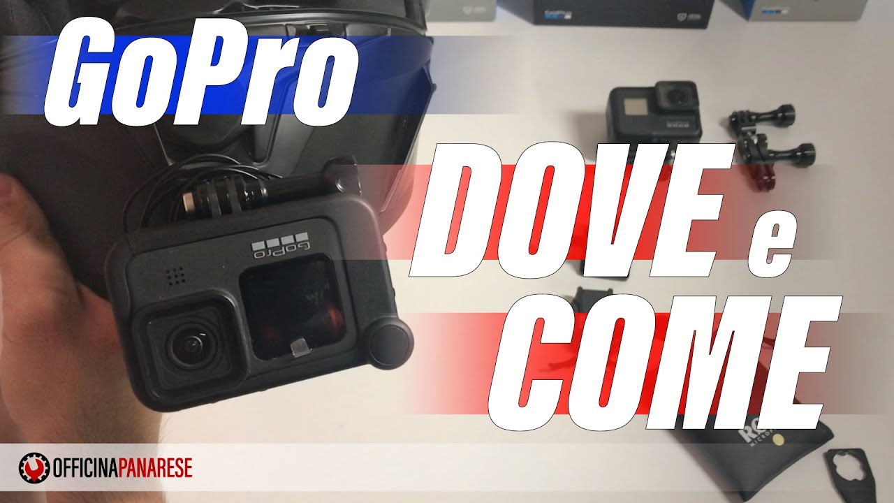 GoPro sul casco? DOVE e COME ! Confronto OnBoard 2021! | Motovlog setup
