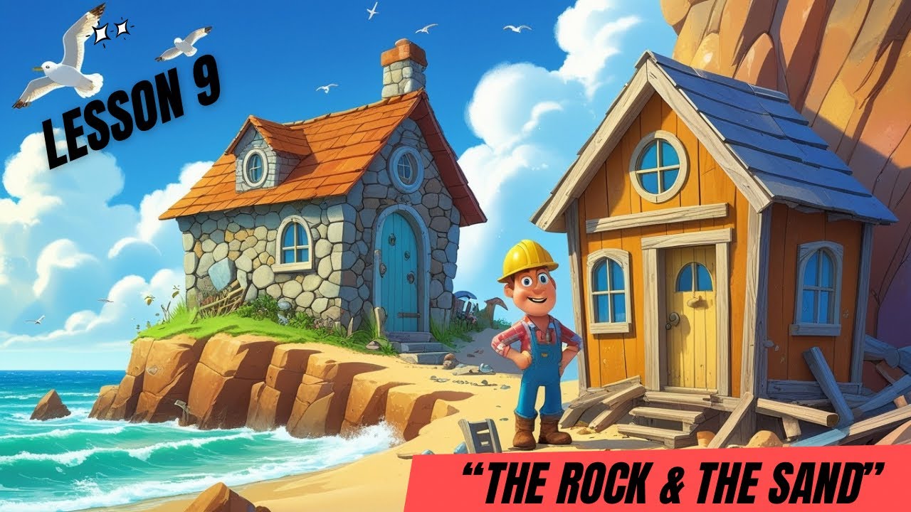 The Rock & The Sand l Aunty K l Lesson 9 l Primary Sabbath School l #kidsbiblelessons #godslove